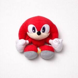 Knuckles The Echidna Plush Toy From The Sonic The Hedgehog Franchise. Rare